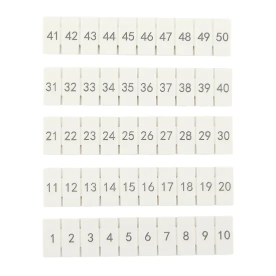 Маркировка для клемм 2.5 UT 1-50 (100 шт)