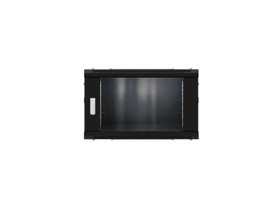 Шкаф настенный 19" TERACOM PRO 9U 600х450 мм дверь стеклянная с замком-ручкой чёрный