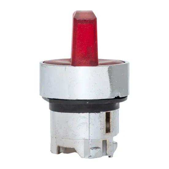 Исполнительный механизм переключателя ХB4 красный на 2 положения возвратный без фиксации, с подсветкой с короткой ручкой EKF PROxima