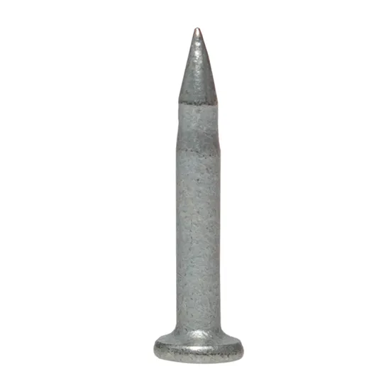 Кованые гвозди по бетону, металлу (тип CN) Bullet Type диаметр 3 мм длина 17 мм, цинкование (1000 шт.)