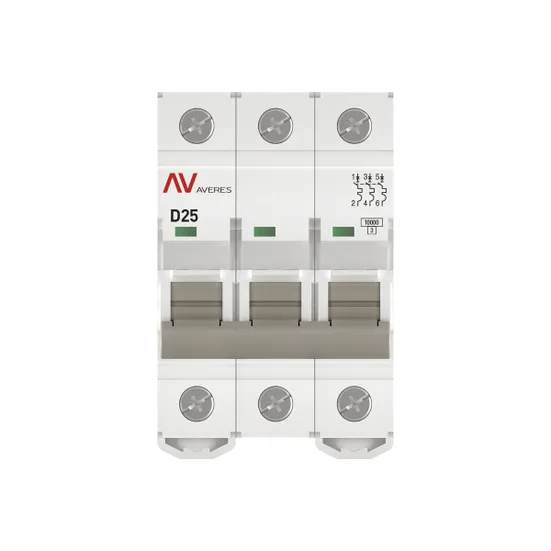 Выключатель автоматический AV-10 3P 25A (D) 10kA EKF AVERES