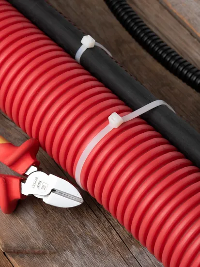 Хомут P6.6 стандартный (б), 4.8x350 (100шт) FlexLock EKF