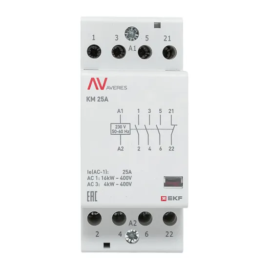 Контактор модульный КМ 25А 3NO+1NC 230VAC (2 мод.) AVERES EKF