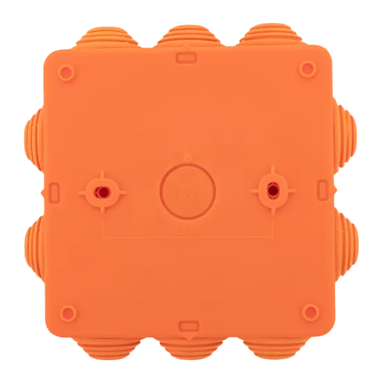 Коробка огнестойкая E45 100х100х50мм с клеммниками 6 полюсов 0,5-4мм2 IP55 HF EKF