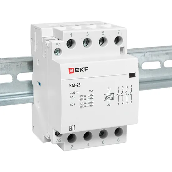 Контактор модульный КМ 25А 4NО (3 мод.) EKF PROxima