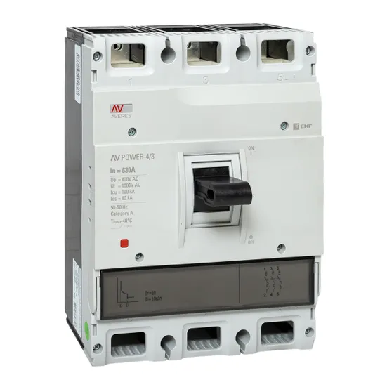 Автоматический выключатель AV POWER-4/3 630А 100kA TR EKF AVERES
