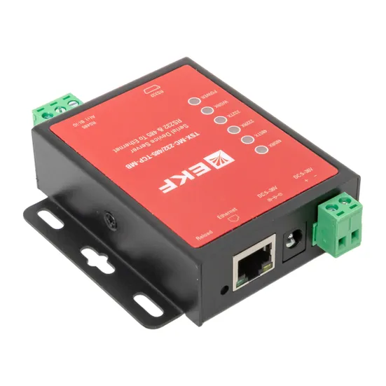 Преобразователь RS-232/485 в Ethernet, Modbus TCP/RTU/ASCII TSX EKF