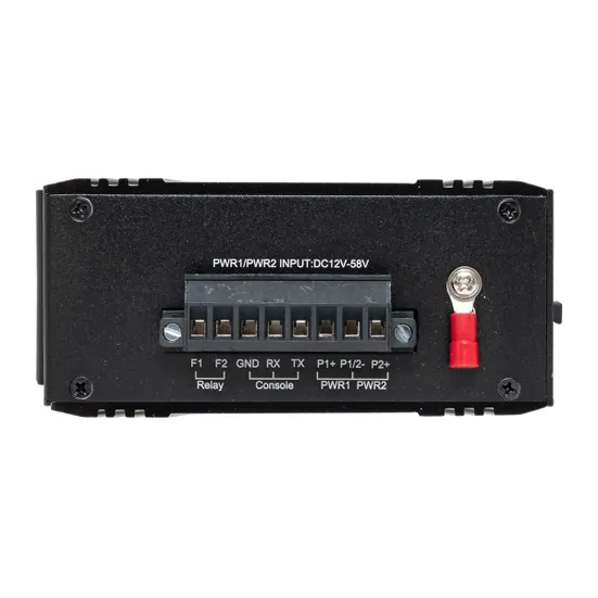 Промышленный управляемый коммутатор уровня L2 ML2-1GX/SFP-4GTP, 1 порт 1000Base-X SFP, 4 порта 10/100/1000Base-T(X) RJ45 c PoE, монтаж на динрейку TSX EKF