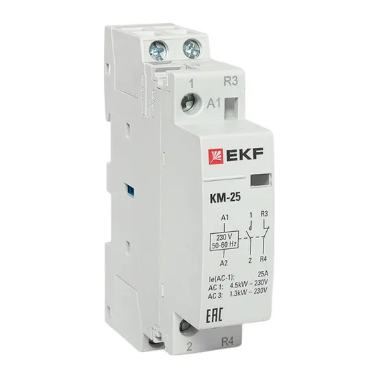 Контактор модульный КМ 25А NО+NC (1 мод.) EKF PROxima