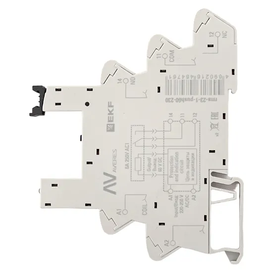 Разъем для реле РM slim 23/1 Push-in 230VАС/60VDC EKF AVERES