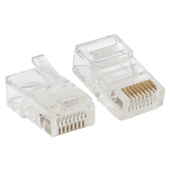 Коннектор RJ-45 TERACOM PRO неэкранированный 8P8C 30мкд Cat.5E универсальный (упак.10шт)