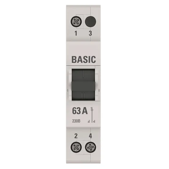 Трехпозиционный переключатель 1P 63А Basic