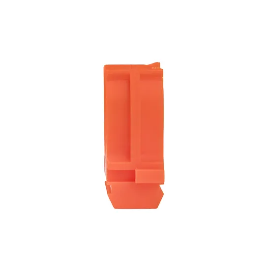 Крепеж-клипса d20 мм (10 шт) оранжевая EKF-Plast
