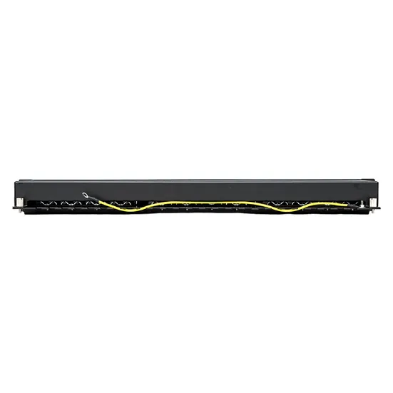 Патч-панель TERACOM CS 19'' Cat.6 1U полный экран STP 24 порта RJ-45 Dual IDC с органайзером