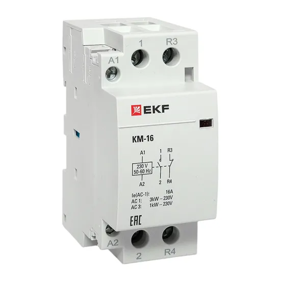 Контактор модульный КМ 16А NО+NC (2 мод.) EKF PROxima