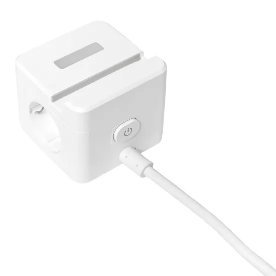Удлинитель "Куб" 2 гнезда USB + 2Type C с быстрой зарядкой, подставкой под телефон и ночником 1,3 метра 1мм2