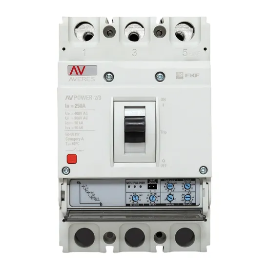 Автоматический выключатель AV POWER-2/3 250А 50kA ETU2.0 EKF AVERES