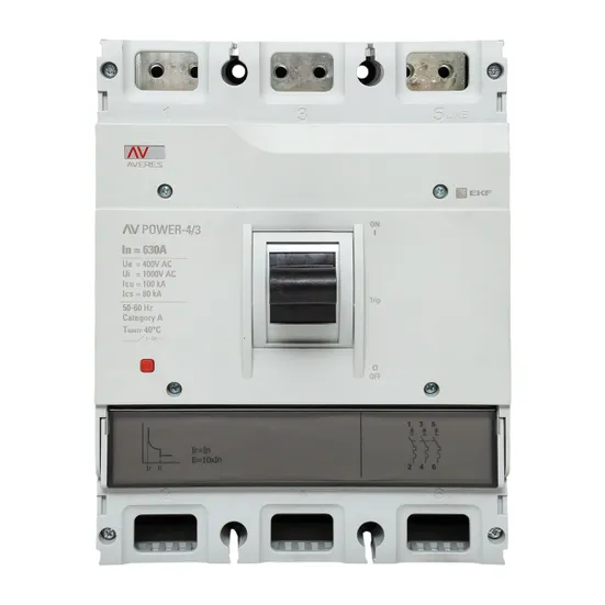 Автоматический выключатель AV POWER-4/3 630А 100kA TR EKF AVERES