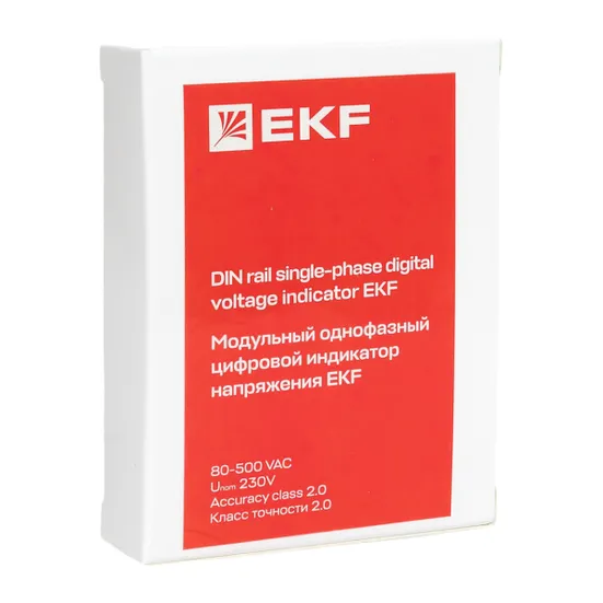 Модульный однофазный цифровой индикатор напряжения EKF