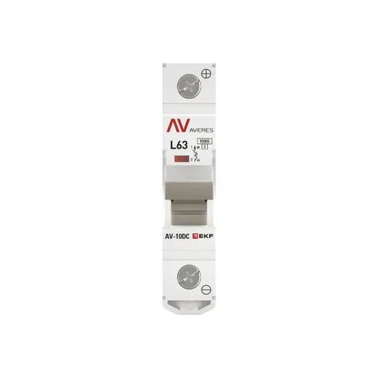 Выключатель автоматический AV-10 DC 1P 63A (L) 10kA EKF AVERES