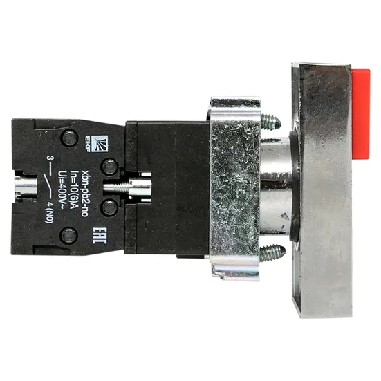 Кнопка LAY5-BW8465 "I-O" прямоугольная 230В NO+NC EKF PROxima