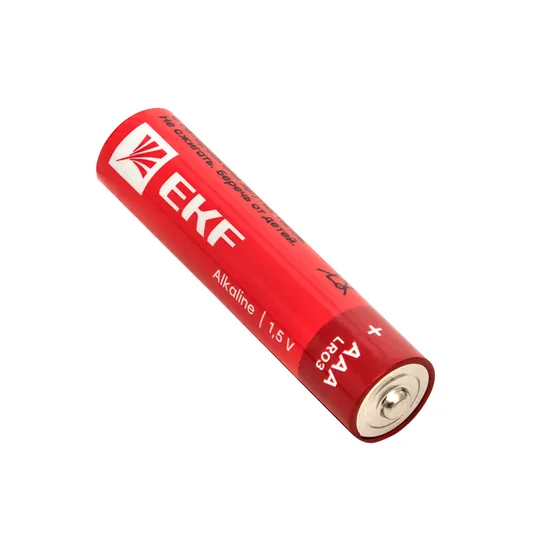 Алкалиновая батарейка типа ААА(LR03) шринк 4шт. EKF