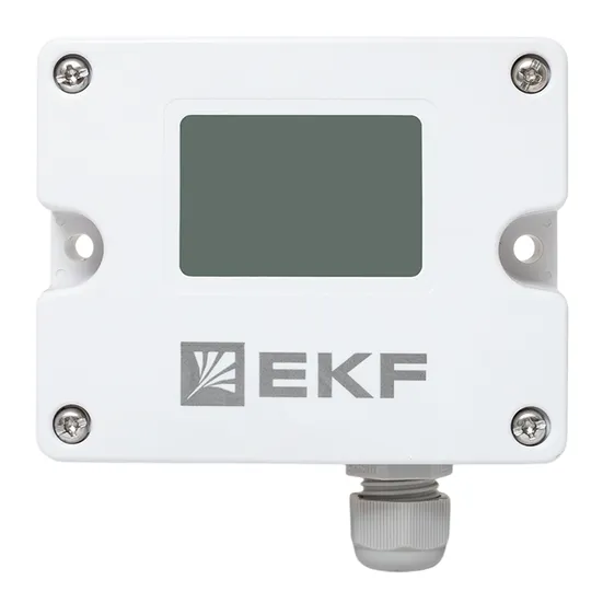 Преобразователь влажности и температуры канальный RS-485 EKF