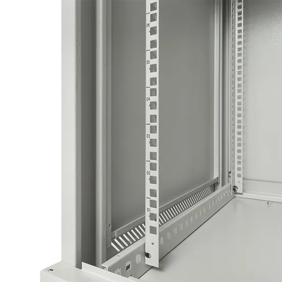Шкаф настенный 19" TERACOM PRO 15U 600х600 мм дверь стеклянная с замком-ручкой серый