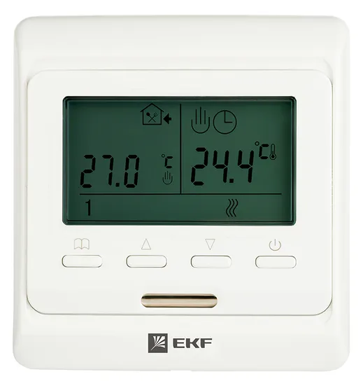 Термостат для теплых полов электронный 16 A 230В с датчиком пола EKF