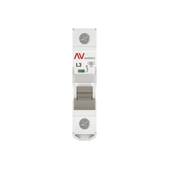 Выключатель автоматический AV-6 1P 3A (L) 6kA EKF AVERES