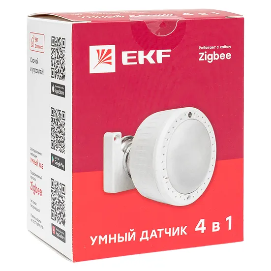 Умный датчик 4 в1 Zigbee EKF Connect