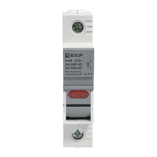 Предохранитель-разъединитель DF 10х38 1Р (тип ПВЦ) EKF