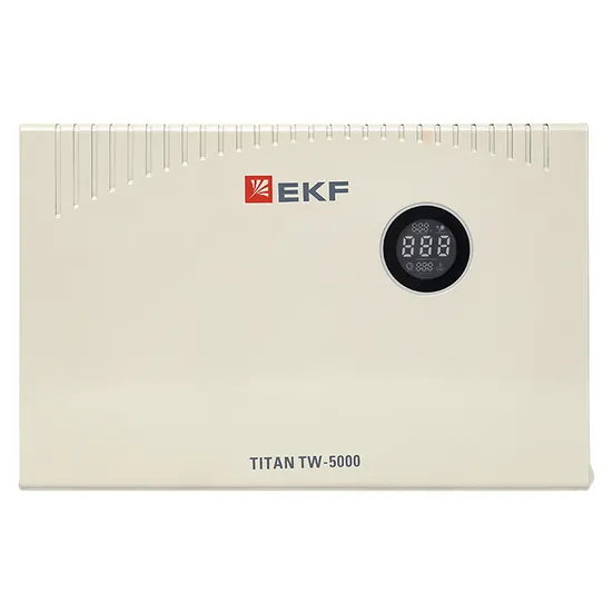 Стабилизатор напряжения электронный с возможностью настенного монтажа TITAN -TW-5000 EKF