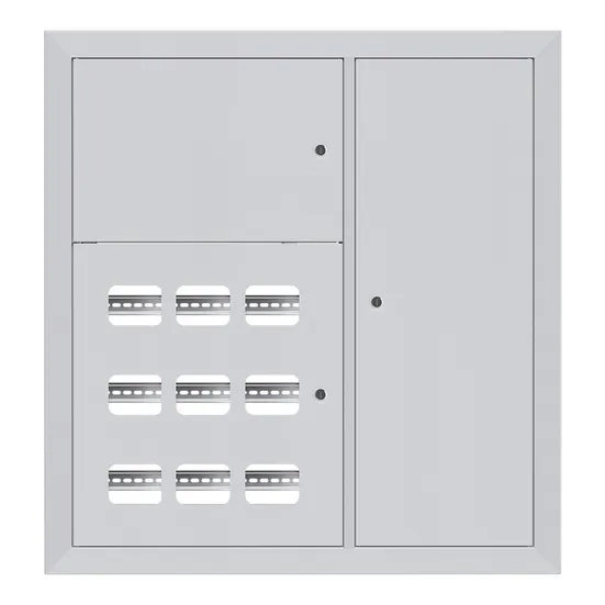 Щит этажный 9 кв. 3 окна в ряд по гориз. (1000х950х150) PROXIMA EKF