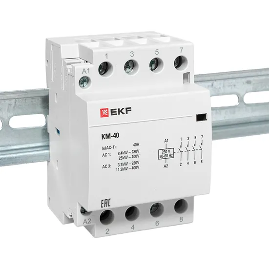 Контактор модульный КМ 40А 4NО (3 мод.) EKF PROxima