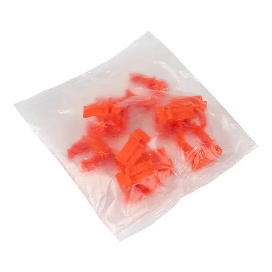 Крепеж-клипса d16 мм (10 шт) оранжевая EKF-Plast
