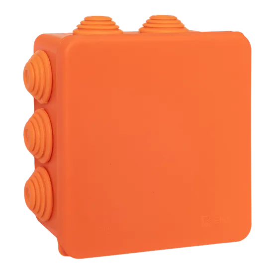 Коробка огнестойкая E45 100х100х50мм с клеммниками 6 полюсов 0,5-4мм2 IP55 HF EKF