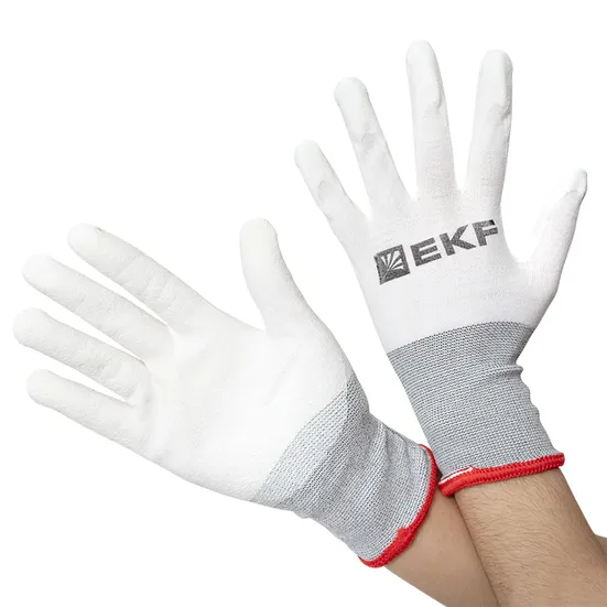 Перчатки рабочие PROFI Touch для чистовых работ (15 класс, 7 размер) EXPERT EKF
