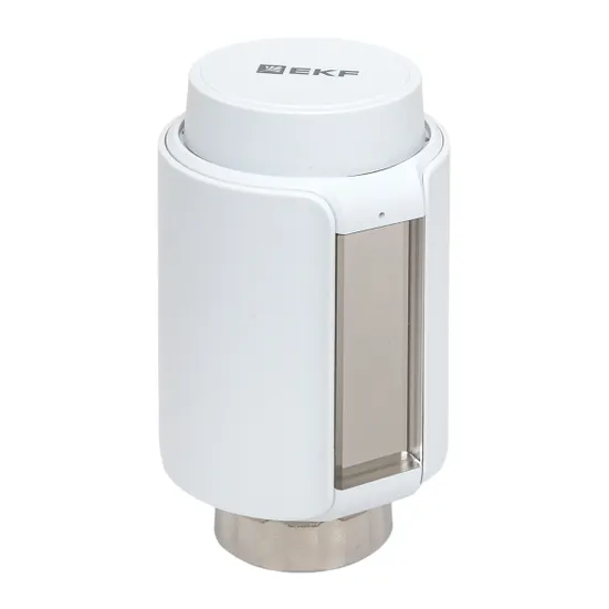 Умный терморегулятор для радиатора отопления (термоголовка) Zigbee EKF Connect