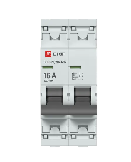 Выключатель нагрузки 2P 16А ВН-63N EKF PROxima