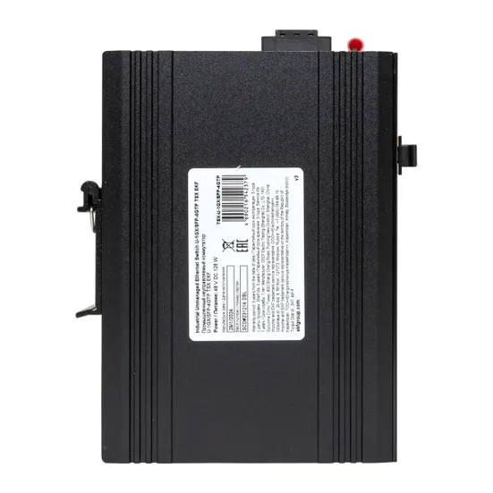 Промышленный неуправляемый коммутатор U-1GX/SFP-4GTP, 1 порт 1000Base-X SFP, 4 порта 10/100/1000Base-T(X) RJ45 c PoE, монтаж на динрейку TSX EKF