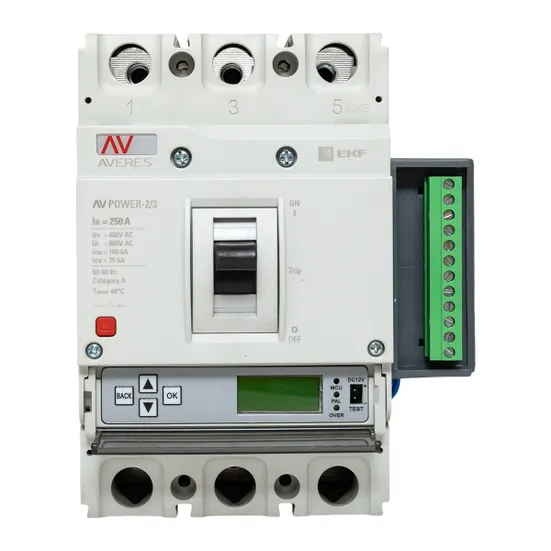 Автоматический выключатель AV POWER-2/3 250А 100kA ETU6.2 EKF AVERES