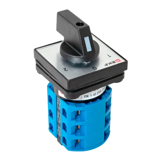 Переключатель кулачковый ПК-1-43 25А 3P «1-0-2» IP65 EKF