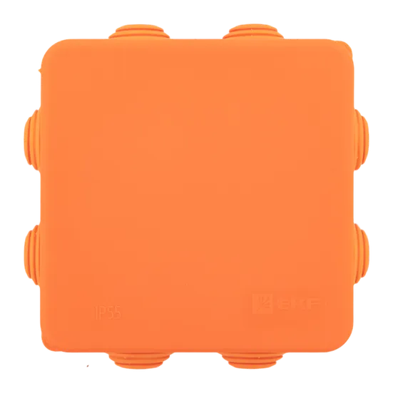 Коробка огнестойкая E45 85х85х40мм с клеммниками 6 полюсов 0,5-4мм2 IP55 HF EKF
