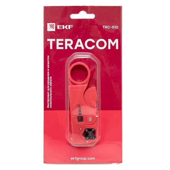 Инструмент для разделки и зачистки коаксиального кабеля TERACOM TRC-S10 EKF
