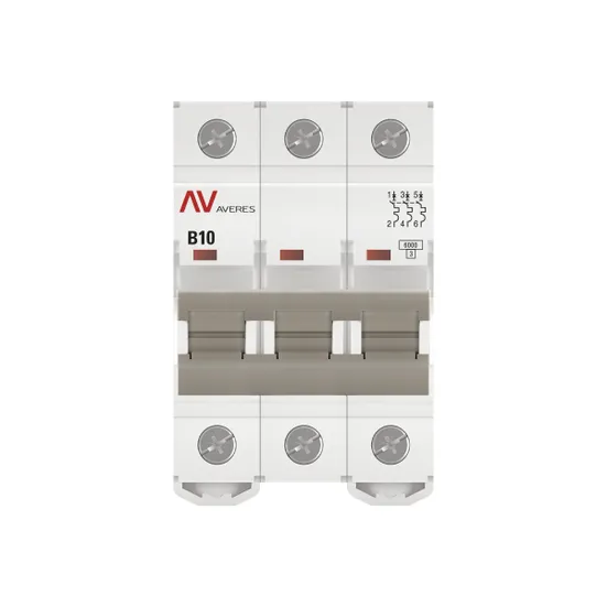 Выключатель автоматический AV-6 3P 10A (B) 6kA EKF AVERES