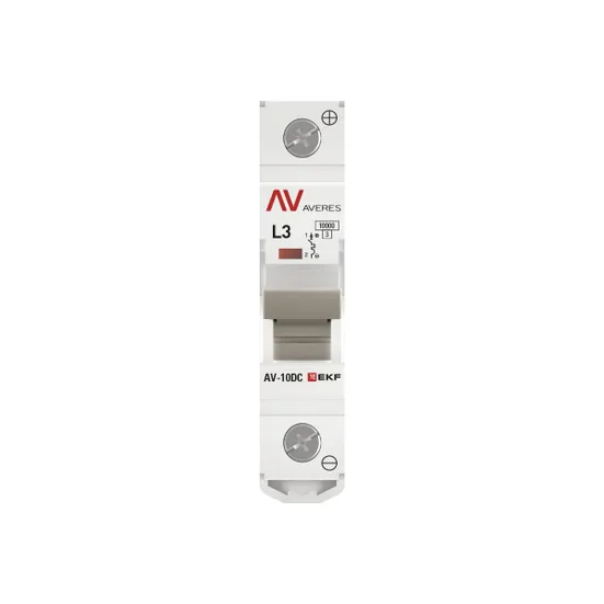 Выключатель автоматический AV-10 DC 1P 3A (L) 10kA EKF AVERES