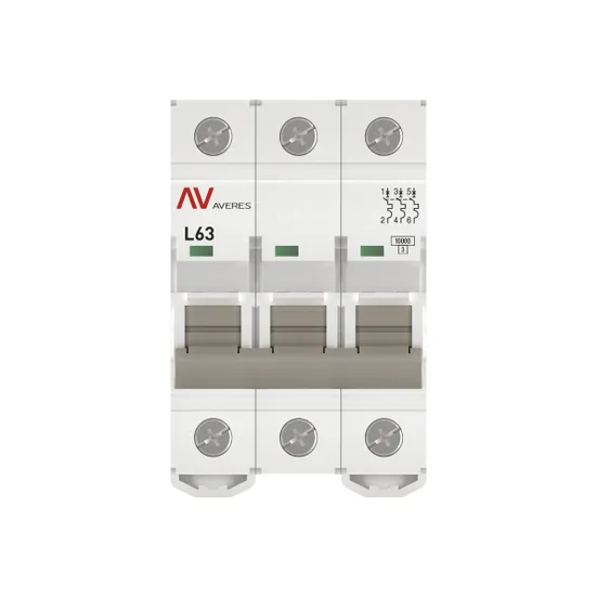 Выключатель автоматический AV-10 3P 63A (L) 10kA EKF AVERES