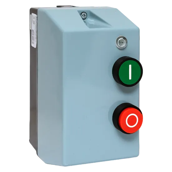 Пускатель в корпусе КМЭ 9А 230В с РТЭ Ir-5,5-8А и индикатором IP65 EKF