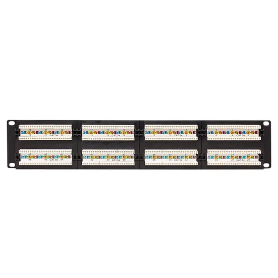 Патч-панель TERACOM PRO 19'' Cat.5E 2U неэкранированная UTP 48 портов RJ-45 Dual IDC